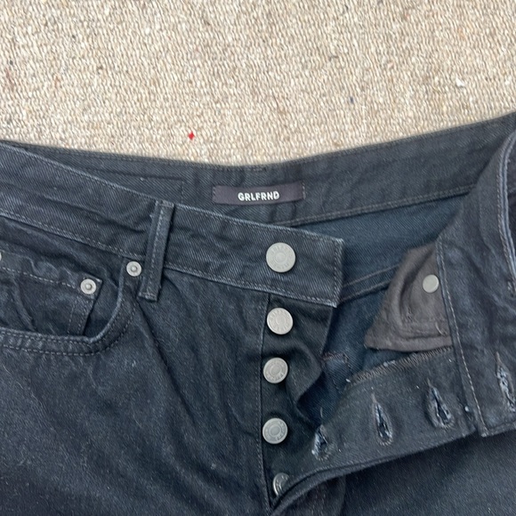 GRLFRND Black Straight Leg Jeans - Picture 2 of 3